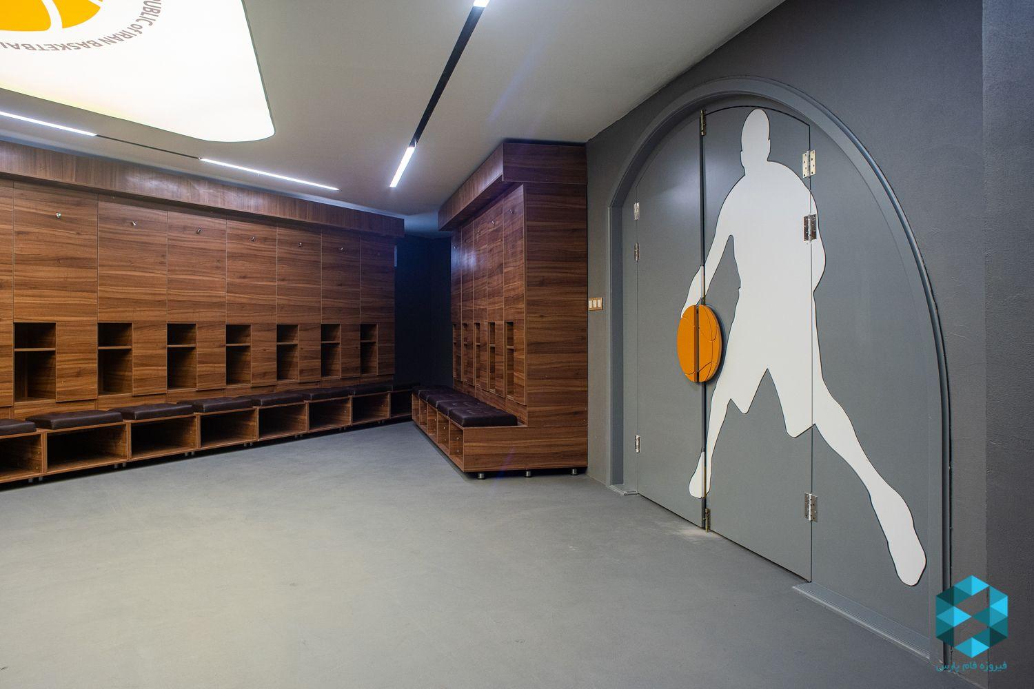 فدراسیون بسکتبال استادیوم آزادی-میکروسمنت دیوار